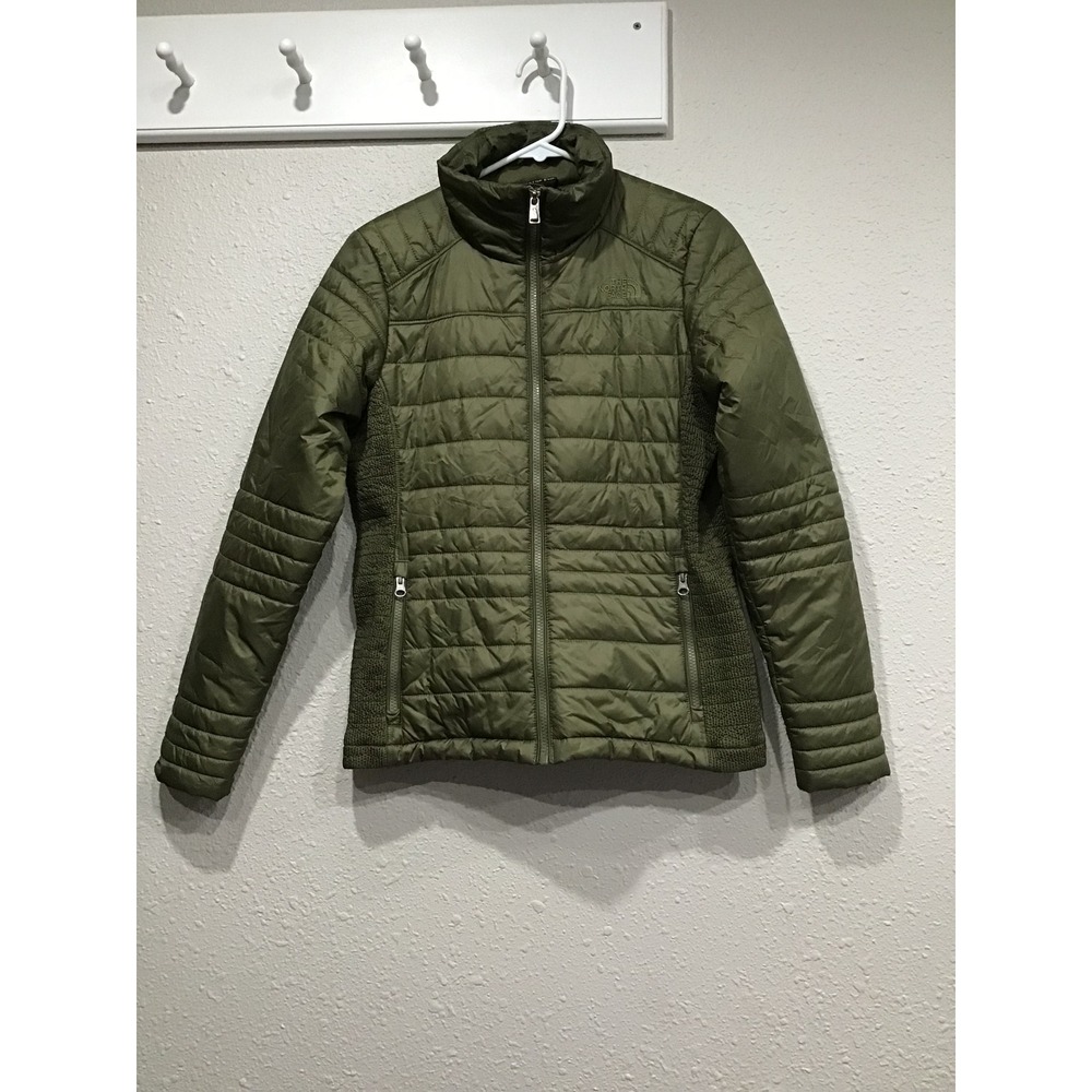 The North Face Aleycia Insulated Quilted Puffer Jacket Green Women's M Gorpcore - Picture 2 of 10